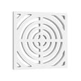 thumbnail image 2 of Proflo PF42858 9" X 9" Floor Drain Grid Only - White, 2 of 3