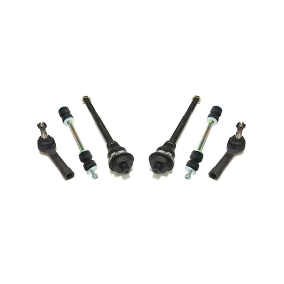 6 Pc Front Suspension Outer & Inner Tie Rod Ends   Sway Bar Links Kit Fits select: 1999-2007 CHEVROLET SILVERADO, 2000-2006 CHEVROLET TAHOE