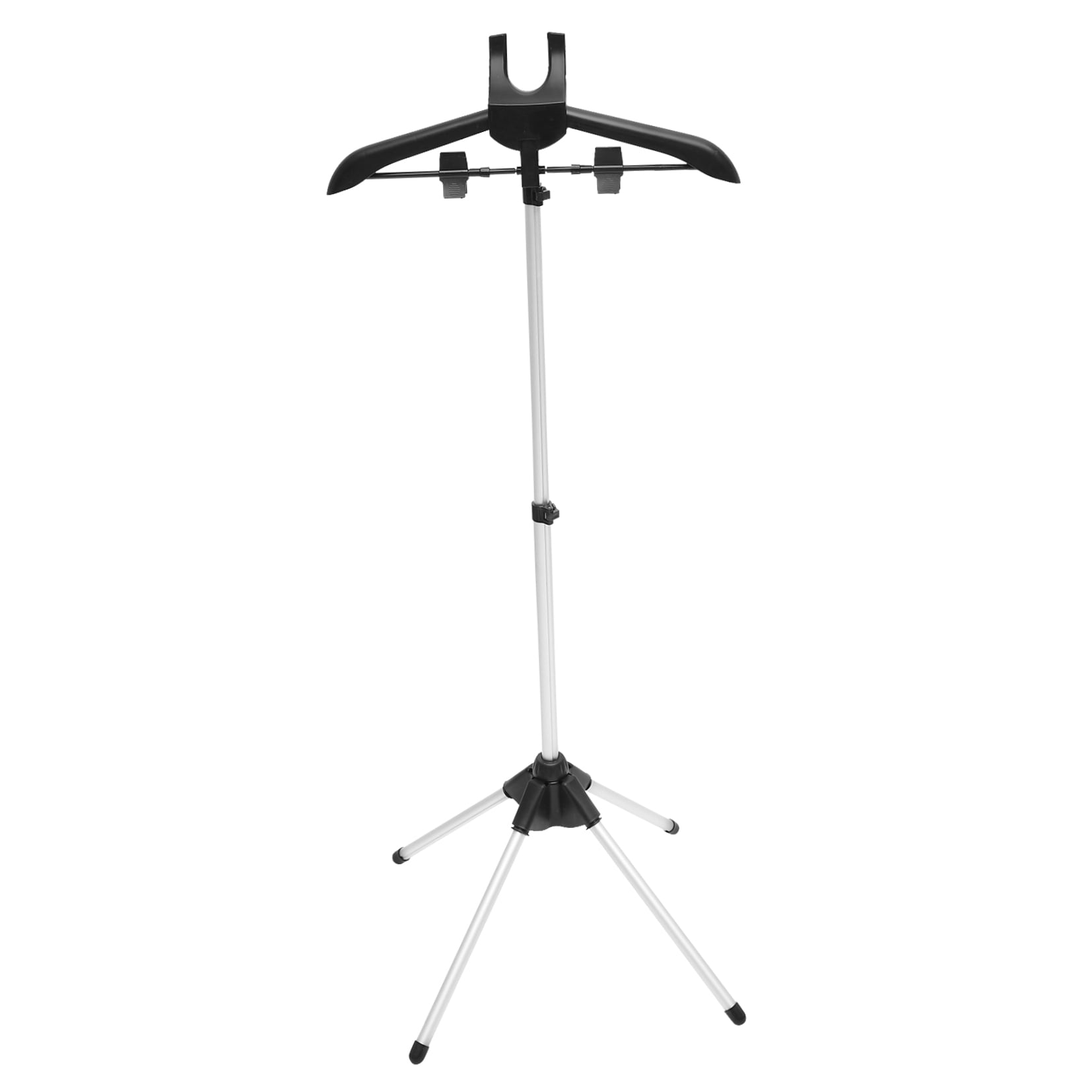 Mobutofu 1Set Foldable Portable Clothing Rack Stand with Adjustable Telescopic Rod for Steaming Garments