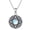 Moonstone Locket Only, variant on Opal Locket Necklace Sterling Silver Retro Oxidation Classic Pattern Locket Necklaces for Women Anniversary Birthday Jewelry Gifts 18"+2"