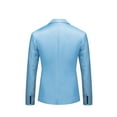 thumbnail image 3 of QENGING Men's Suit Jacket Blazer Suit Solid Color Dress Business Casual Single Blazer Suit of The Day, 3 of 3