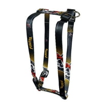 Pittsburgh Baseball Pirates Large 1 Inch wide Adjustable Dog Harness - 20" - 30"