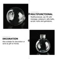 thumbnail image 5 of 24 Pcs Christmas Candy Jar Juice Bottles Storage Clear Container Lid Packaging Ball Shaped Plastic Jars Treats Gift Box Drinks, 5 of 7