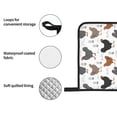 thumbnail image 4 of Naloa Retro Rooster Oven Mitts and Pot Holders 4 pcs Set, Cooking Baking Grilling Kitchen Oven Glove for Cooking, 4 of 6