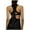 Black, variant on Workout Tank Tops Woman Loose Fit Sleeveless Backless Yoga Running Exercise Gym Vest Black Basic Cami Shirts M