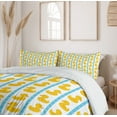 thumbnail image 6 of Ambesonne Rubber Duck Duvet Cover Sets, Blue Stripes, 2-King, White, 6 of 7