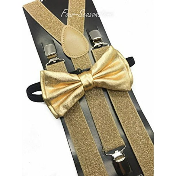 Bretelles paillettes noires - Accessoires/Cravate Bretelles Noeuds papillon  
