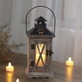 thumbnail image 2 of Candle Container With Handle Exquisite Decorative Art Handmade Lantern Vintage Indoor Use Home Candlestick Wedding Party, 2 of 8