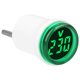 thumbnail image 1 of Voltímetro circular AC 50-500V LED Pantalla digital Enchufe UE Instrumentos eléctricos, 1 of 9