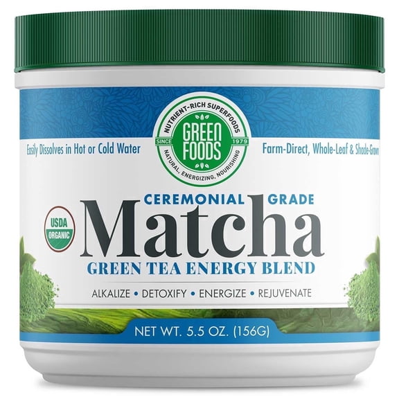 Green Foods Organic Matcha Green Tea Powder, 5.5 Oz