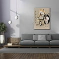 thumbnail image 4 of Epic Graffiti 'Siberian Husky' by Barbara Keith, Canvas Wall Art, 40"x54", 4 of 8