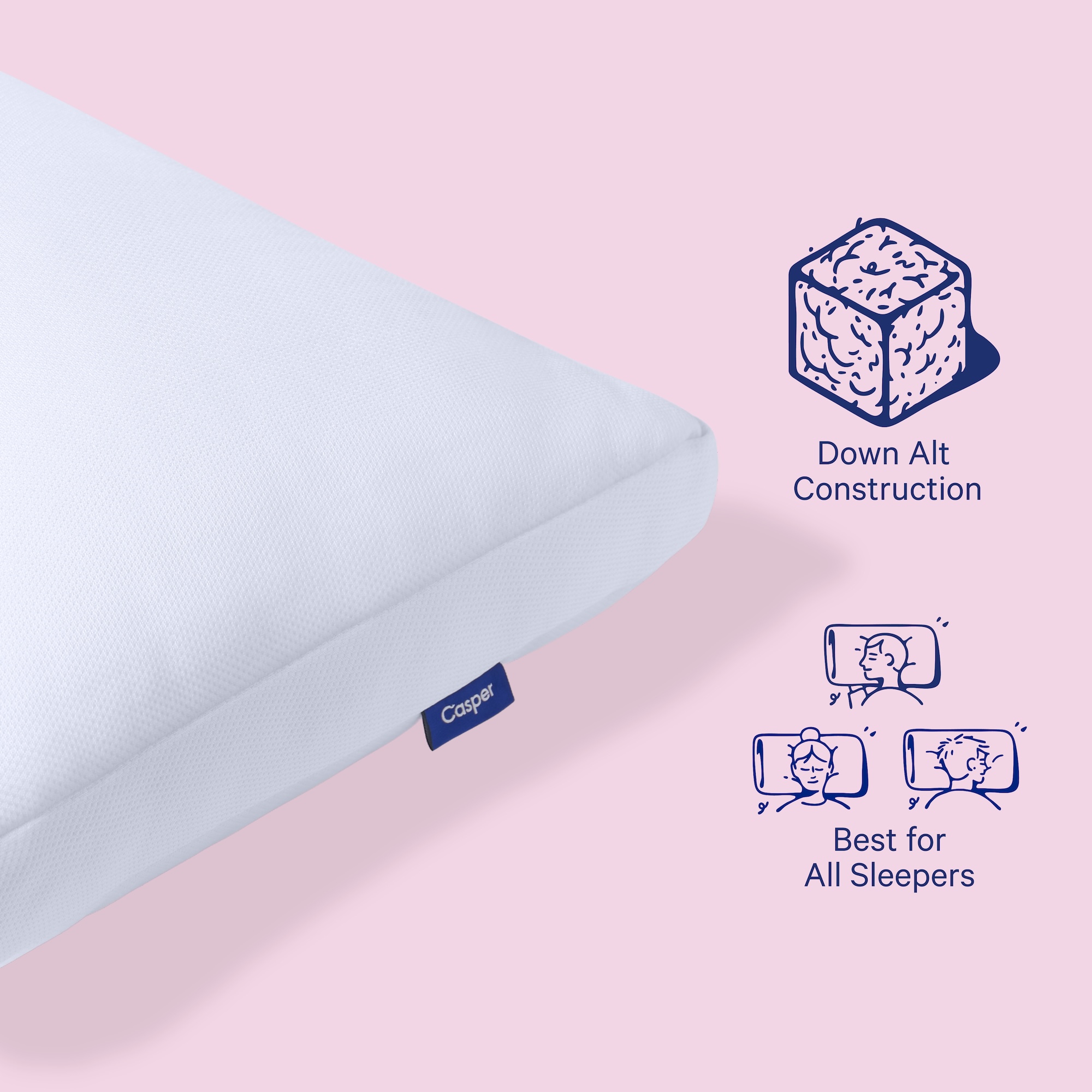 Casper Sleep Essential Cooling Pillow, Standard photo 3