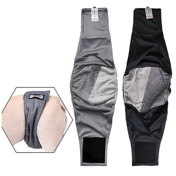QARUN Washable Male Dog Diapers,High Absorbing Belly Band for Male Dogs