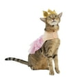 thumbnail image 3 of Vibrant Life Halloween Good Witch Costume for Dogs and Cats, Pink and Gold, Extra Small, 3 of 9