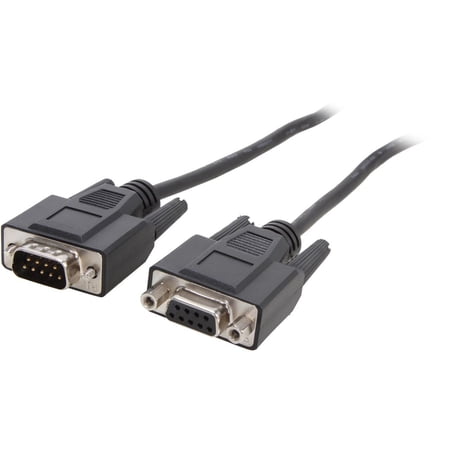 UPC: 0757120520337 | C2G 52033 DB9 M/F Serial RS232 Extension Cable  Black (25 Feet  7.62 Meters)