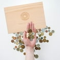 thumbnail image 4 of LITINKIMI Wooden Coin Storage Box with Adjustable Eva Rings and Secure Lock for Collectible Capsules, 4 of 6
