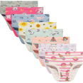 thumbnail image 1 of alzoncillos de algodón transpirables para niñas, ropa interior variada, 6-8 piezas Xtellar multicolor, 1 of 4