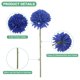 thumbnail image 2 of Uxcell 6 Paquete de Flores de Bola de Crisantemo Artificial de 11 pulgadas Ramo de Crisantemo de Seda Falsa para el Hogar Azul Oscuro, 2 of 6