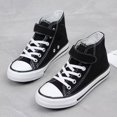 thumbnail image 1 of Zapatos de lona negros para niñas, novedad de otoño e invierno de 2024, zapatos para niños y mujeres, Zapatillas altas, zapatos de tela para mujeres y niñas, 1 of 3