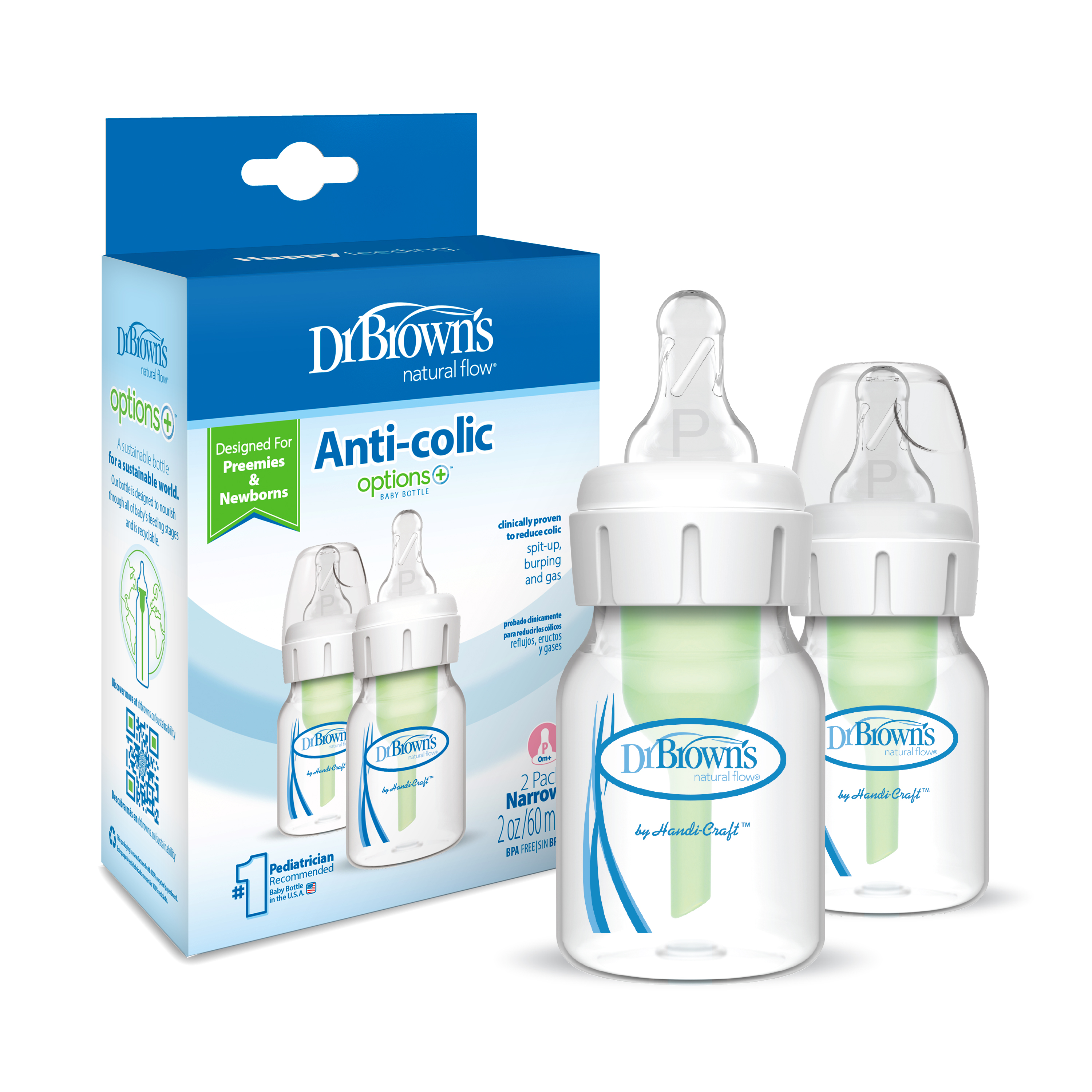 Dr. Brown's Natural Flow Preemie Bottle 2oz Pack of 2 photo 8