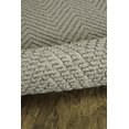 thumbnail image 4 of KAS Oriental Rugs, Inc. Porto 1224 Grey Heather Herringbone Size 2' x 7'6" Runner, 4 of 4