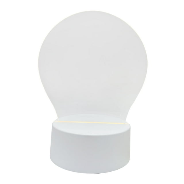 Luz nocturna acrílica redonda, luz de tablero de mensajes de bricolaje, tablero de notas, lámpara nocturna, Control táctil para bares, sala de estar