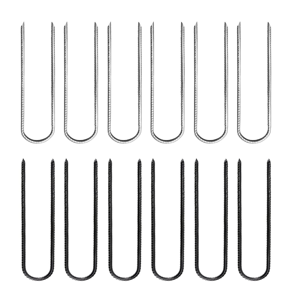 TIERPOP 6pcs Ground Anchors Steel Fixing Tool Steel Ground Stakes Garden Stake Peg for Tents & Canopies