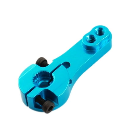 Motor Servo Cnc Unique Bargains Blue CNC Aluminium Servo Horn Rocker Arm 25T for MG995 MG946R RC Model Motor ()