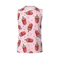 thumbnail image 6 of Picia Watermelon Ice Cream mens Cotton Tank Undershirts , Moisture-wicking Ribbed Tanks, Lightweight Cotton Tank Undershirts-Small, 6 of 8