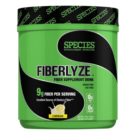 Species Nutrition - Fiberlyze Fiber Supplement Drink Lemonade - 0.79 lb.