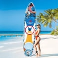 thumbnail image 5 of AISUNSS 11ft Inflatable SUP Board, 6" Thick Floral Print Stand Up Paddle Board with Complete Kit for Adults & Youth, 5 of 7