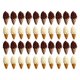 thumbnail image 1 of 40 Uds. De abalorios de resina de helado de postre, botones planos para accesorios artesanales, decoración de funda de teléfono para álbum de recortes, 1 of 6