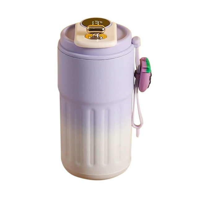 PUREKKI Hot Travel Mug Coffee Mug Water Bottle Hot And Cold Drink Mug LED Display Portable Travel Coffee Mug Camping Traveling Hot And Cold Drinks
