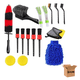thumbnail image 1 of Set 16 Piezas Cepillo Bloosom  Limpieza Coche Pinceles Detalle Coche Negro, 1 of 4