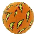 thumbnail image 2 of Mighty Ball Large Orange Durable Squeaky Plush No Stuff Dog Toy, 2 of 9