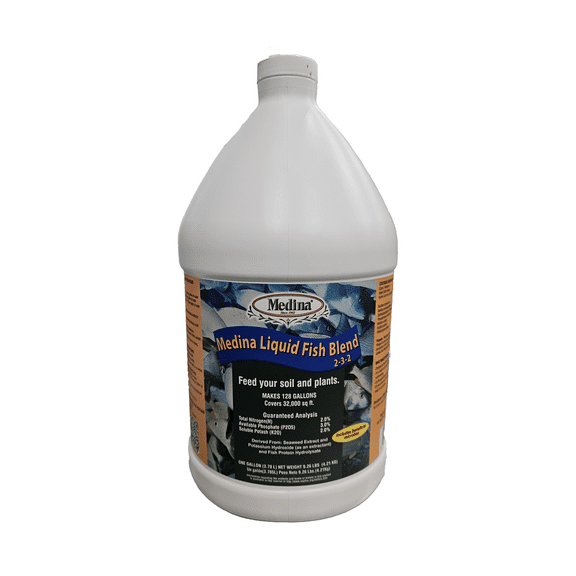 Liquid Fish Blend 2-3-2 Fertilizer - 128 fl oz Jug by Medina