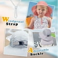 thumbnail image 6 of Outdoor Kids Sun Hats with Neck Flap Boys Girls Wide Brim UPF 50+ UV Protection Children Bucket Hat Safari Hat, 6 of 6