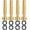 4 Inch Nozzle Twist 4Pack, variant on Adjustable Twist Hose Nozzle, 4" Heavy-Duty Brass 3/4" GHT Hose Nozzle with 2 Garden Hose Rubber Washers (1 Pack)