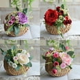 thumbnail image 6 of Wicker Basket with Handle Flower Girl Baskets for Weddings Rattan Basket Wedding Gift Flower Basket Wicker Baskets Decorative Baskets for Home Decor, 6 of 7