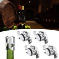 thumbnail image 1 of Champagne Stopper,5Pcs Silver Stainless Steel Wine Stopper Restaurant Supplies Time-Tested Durability, 1 of 14