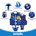 thumbnail image 4 of Koorium Kids Swim Vest Life Jacket-Toddler Flotation Buoyancy Swimsuit Trainer Vests Swimming Aid Jacket for Boys/Girls Age 1-9 Years, 4 of 6