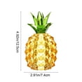 thumbnail image 3 of Cute Pineapple Light,Glass Pineapple Lamp Night Light,Christmas Decorations Indoor,Tabletop Christmas Decorations,Acrylic Pineapple Lamp Decoration Nordics Home LED Night Light Christmas Decoration, 3 of 9