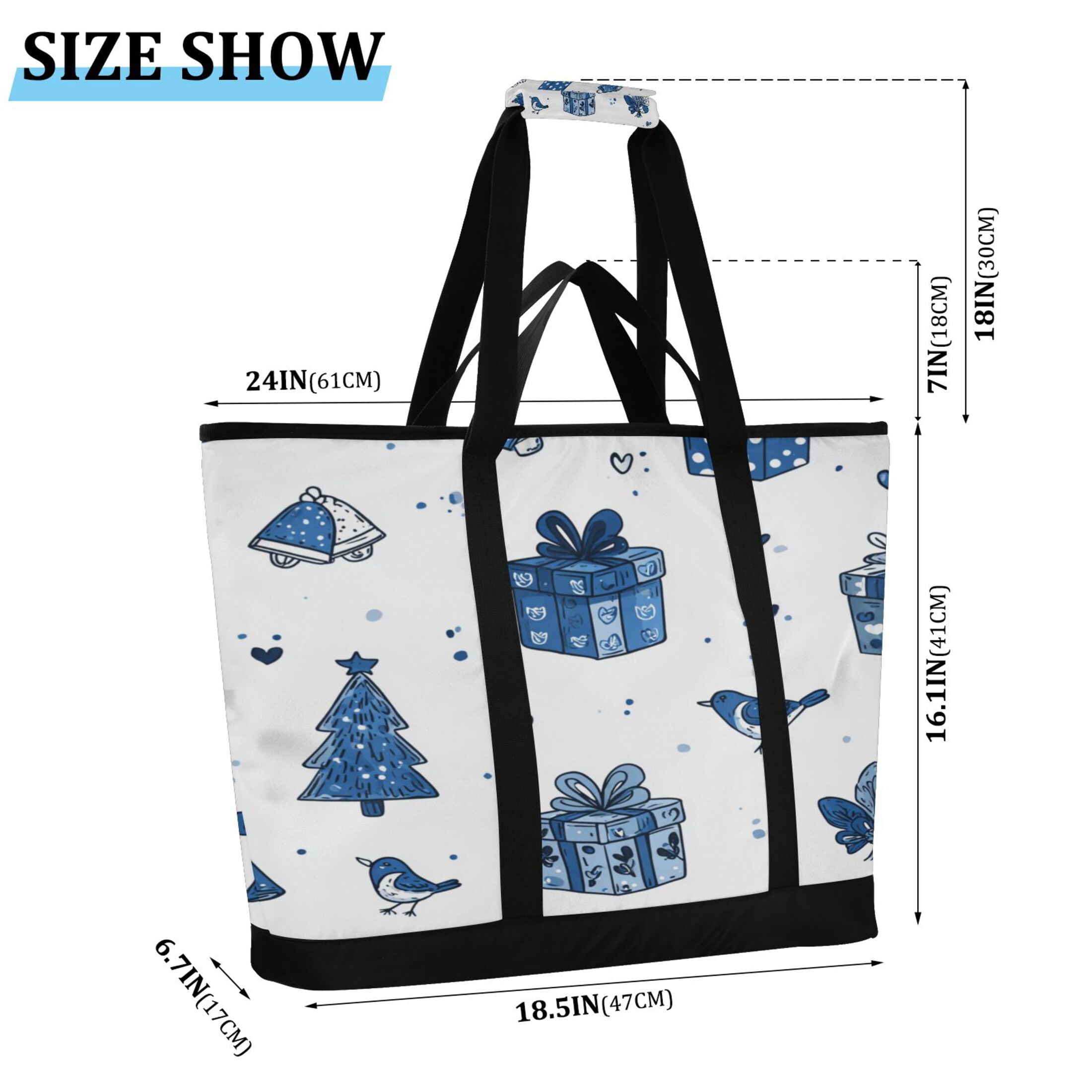 Large Hand-held Ice Pack Picnic Bag Insulation and Refrigeration Suitable for Shopping Picnics and Camping Gifts and Birds
