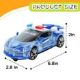 thumbnail image 2 of BESTSKY Toy Cars,Plastics Pull Back Cars,Light Effect Car Toys for Babies,Black, 2 of 7