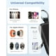 thumbnail image 2 of RORRY Portable Charger, 5000mAh Portable Charger Power Bank with Built-in Cables, Travel Keychain Battery Pack for Apple Watch Ultra 2/9/8/Ultra/7/6/SE/5, iPhone 16/15/14/13/12, White, 2 of 5