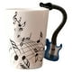thumbnail image 1 of Xihbxyly Ofertas del día Ofertas relámpago Hoy Liquidación Prime Tazas de café para músicos: 10 diseños creativos Taza de guitarra Corazón de guitarra, 1 of 5