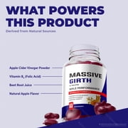 (2 Pack) Massive Girth Gummies, Official Massive Girth Grow Naturally Gummies, All-Natural Growth Supplement, MassiveGirth Support Gummy, Massive Girth Gimmies Review (120 Gummies)