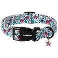 thumbnail image 1 of Collar para perro DOGWONG azul veraniego ajustable 28-41 cm, 1 of 6