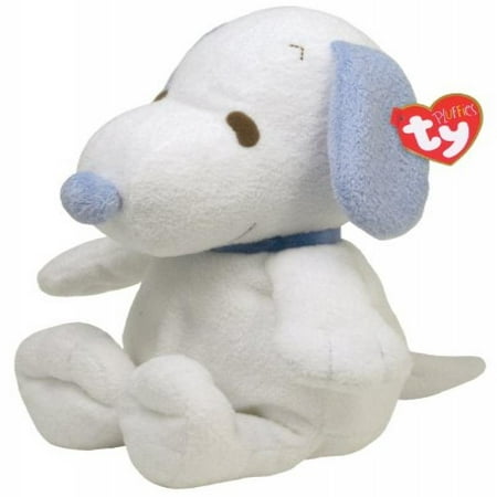 Ty Pluffies Snoopy - White/Blue