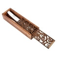 thumbnail image 4 of BYARSS Wooden Pencil Case Box Desktop Stationery Storage Organiser School Office (#1 Swirl Grass Type), 4 of 7